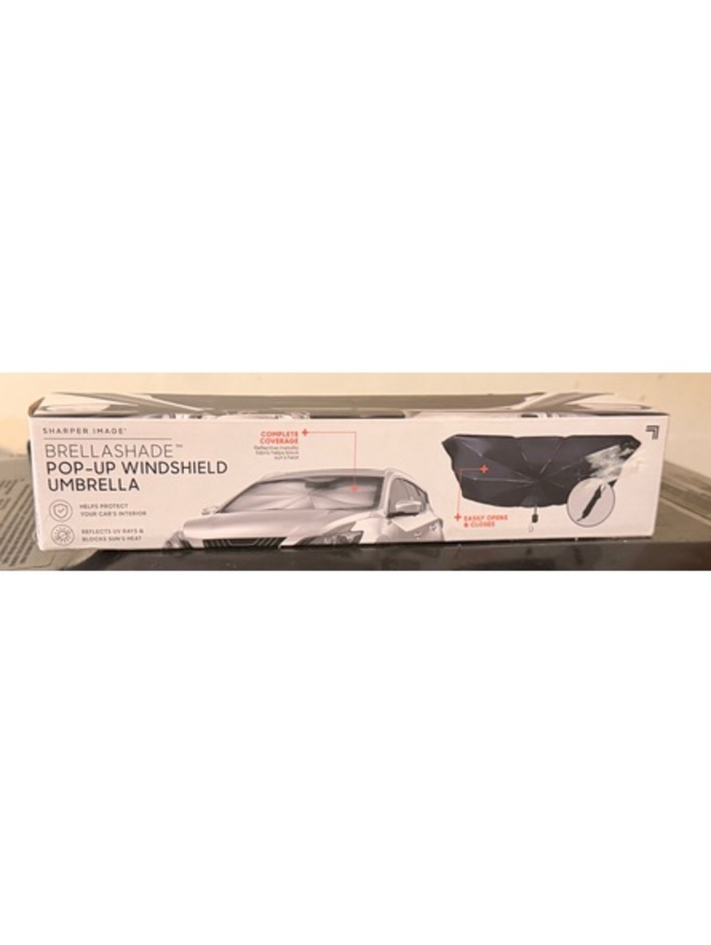 Sharper Image BrellaShade Pop-Up Windshield Umbrella